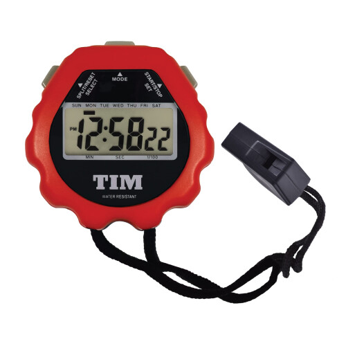 Acctim Stopwatch, Red, One Size