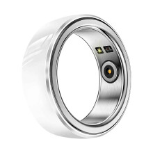 (Silver) Black Friday 2023 Smart Ring Step Meter Rate Blood Pressure Blood Oxygen Sleep Monitoring Smart Ring