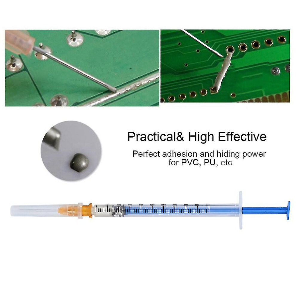 (0.1Ml) Electricity Conductive Glue Thermal Compound Curing Paste For Circuit Board Silver 6956163013118