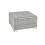 Malta Rattan Coffee Table in Dove Grey 1