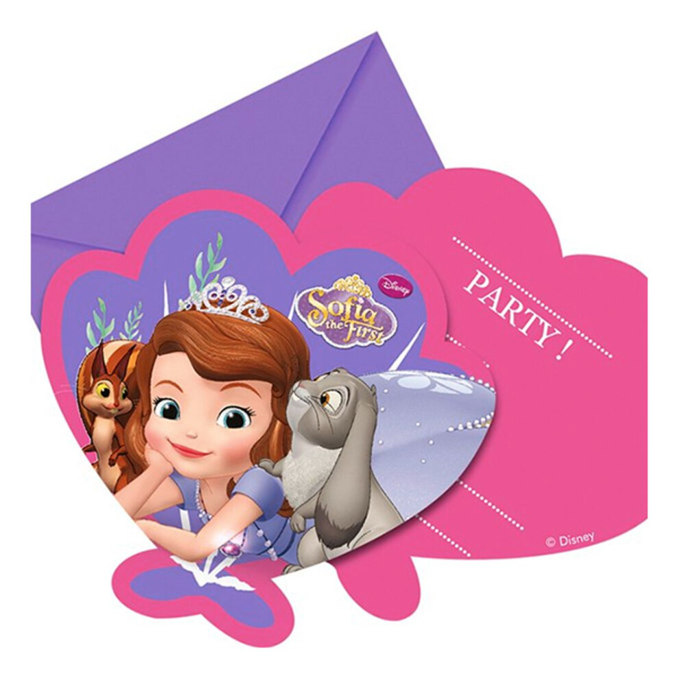 Sofia The First Invitations (Pack of 6)