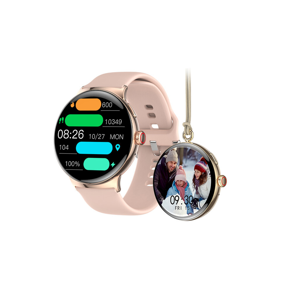 Chronus La99 Csmart Watch 1.85"Amoled Tracker Watch With Bluetooth Calls(Rose ) Gold 6976919852785