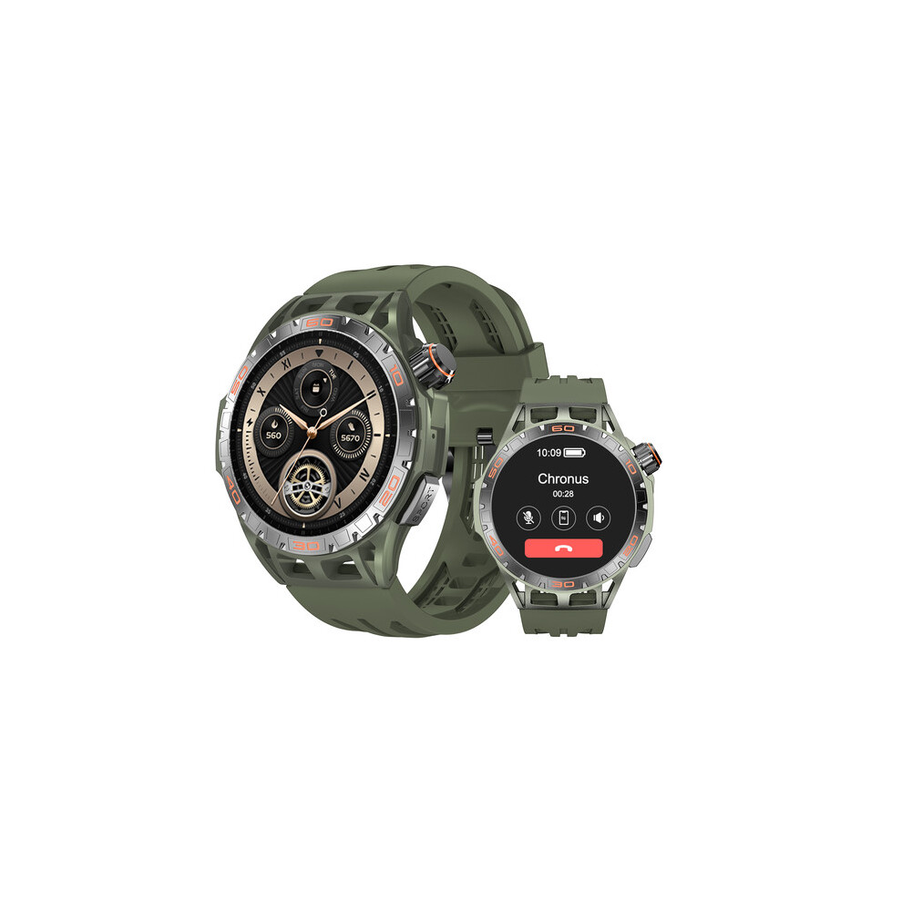 Chronus La102 Smart Watch For Man 1.43''Amoled Screen Ai Voice Assistant (Green) Green 6976919852839