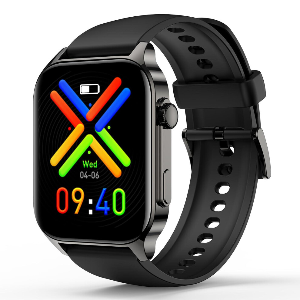 Chronus Smart Watch, Infrared True Blood Oxygen Monitor, 1.91" Hd Smartwatch For Men With Heart Rate, Blood Pressure, Sleep Monitor, Ip68 Waterproof 6976919850316