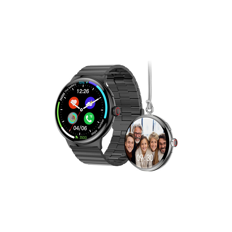 Chronus La99 Smartwatch 1.85"Amoled Tracker Watch With Bluetooth Calls(Black) Black 6976919852792