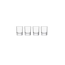 Luigi Bormioli Stauss Liqueur Glasses Set 60 ml Elegant Glassware - Pack of 4