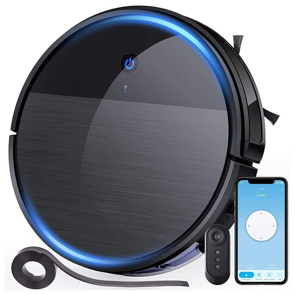RIGWIG Robot Vacuum Cleaner: 1900Pa Suction, Mopping, Quiet, Self-Charging, Path Planning, App with Alexa, for Pet Hair (V701s)