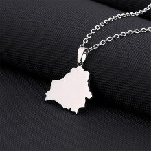 (B1) New Belarus Map Pendant Necklace For Men