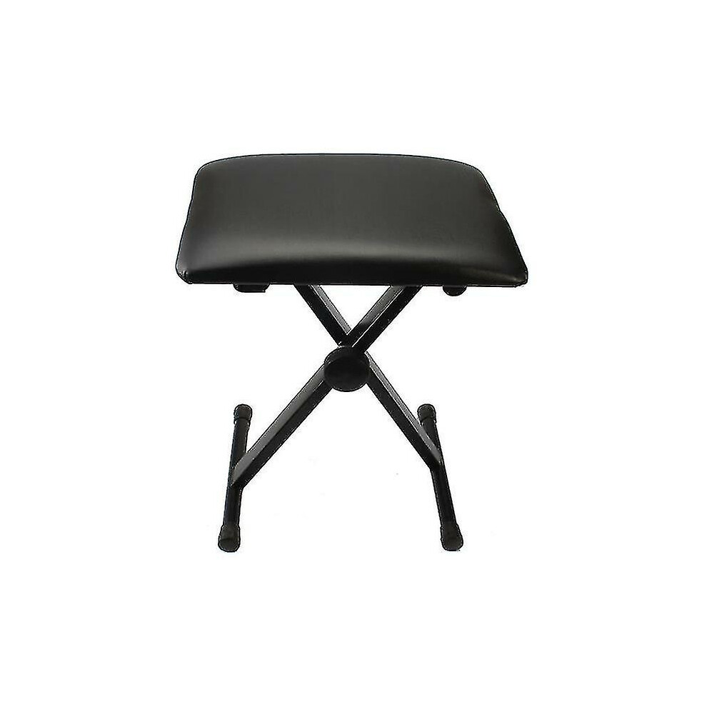 Piano Musician Adjustable Electronic Keyboard Stand And Stool, X-shaped Piano Seat, Stable Piano Bench Padded Piano Stool