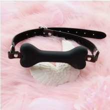 Mouth Gag Oral Double Play Harness Slave Fetish Bondage BDSM