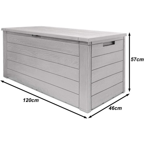 Outdoor Garden Storage Box Waterproof Plastic Lockable 2