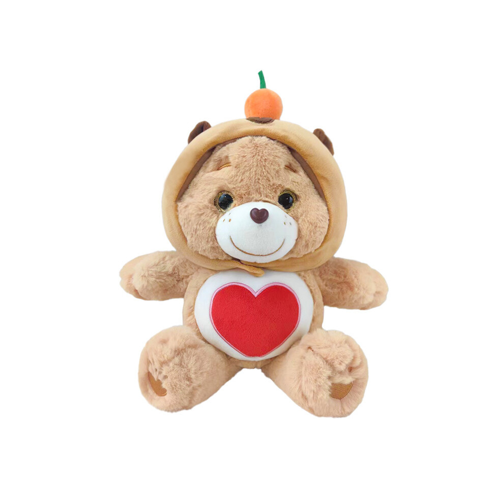 (Brown) Bears Care Plush Toy Cute Rainbow Bear Soft Stuffed Doll Child Companion Doll