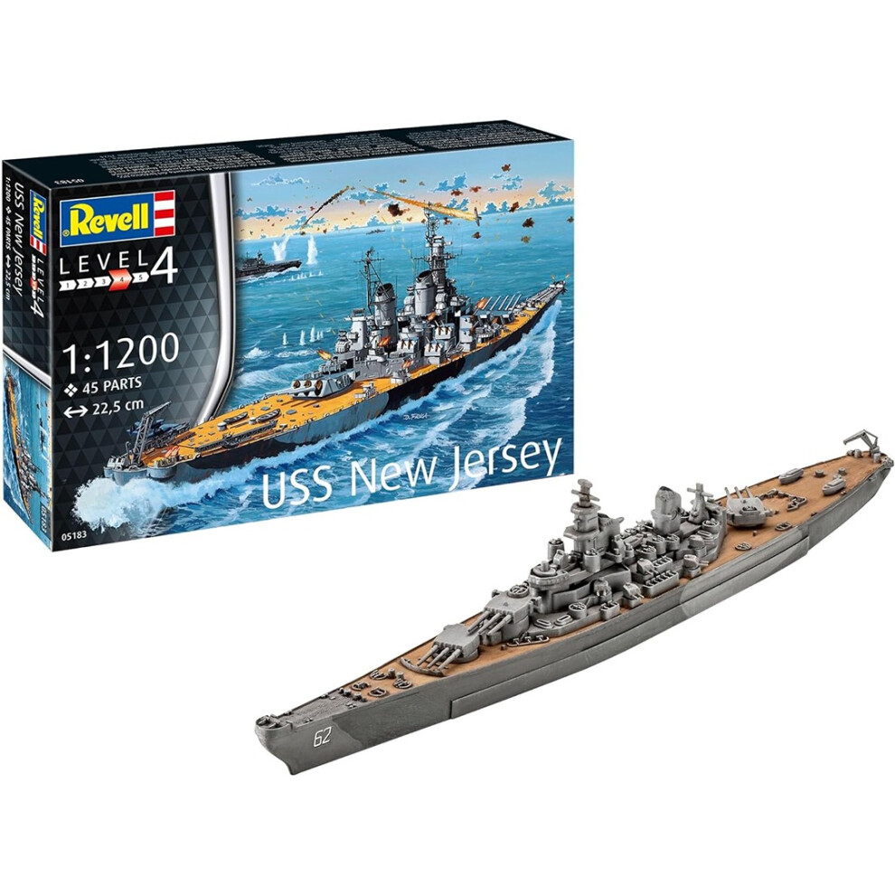 Battleship USS New Jersey 1:1200 Model Kit