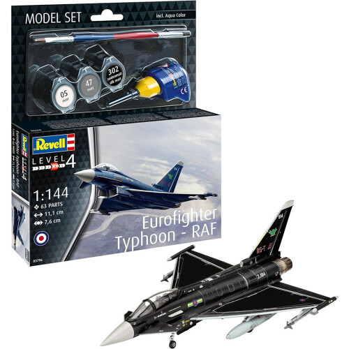 Revell Revell Eurofighter Typhoon - RAF 1:144 Model Gift Set