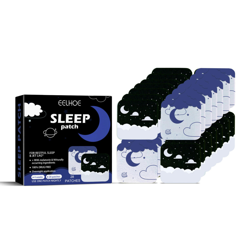 (28patch/box ) Eelhoe Sleep Assistance Post To Relieve Insomnia, Irritability, Anxiety, Improve Sleep, Improve Sleep Quality Sleep Stickers