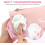 (Pink) Large capacity pencil case pressure release pencil case 13