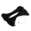 7" 1000 Pcs Black Snap Lock Pin Loop Plastic Tag Fastener Hook Ties 1