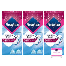 Bodyform Extra Long Panty Liners - Pack of 3