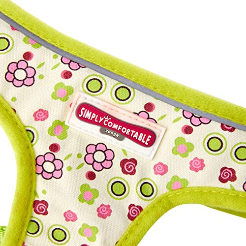 Ancol Lime Flowers Comfortable and breathable Dog Harness Medium 44 - 57 cm 1