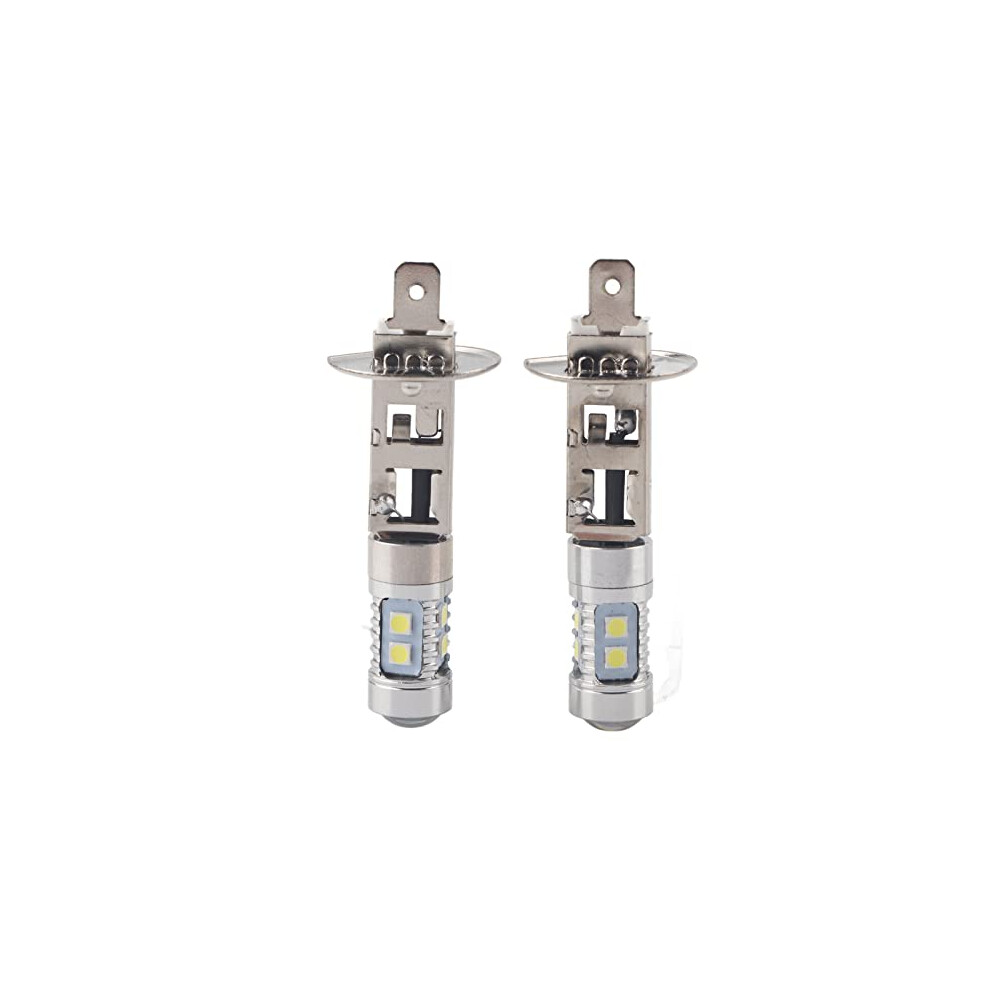 Car Led Bulbs 2Pcs Universal H1 6000K Super 100W Led Head Bulbs Fog Driving White/Light 738585316642