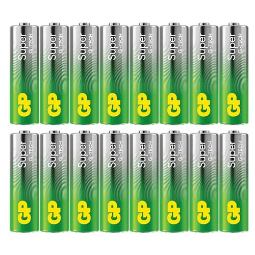 GP Super Alkaline AA-Batterie, 15 A/LR6, 16er-Pack 1