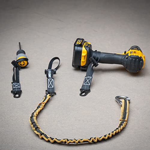 Roughneck ROU26027 Tool Lanyard - 3 Interchangeable Tool Ends, Yellow 2