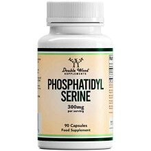 Double Wood Phosphatidylserine Supplement | 90 High Strength Phosphatidylserine Capsules - 300mg per Serving | Non-GMO & Gluten Free