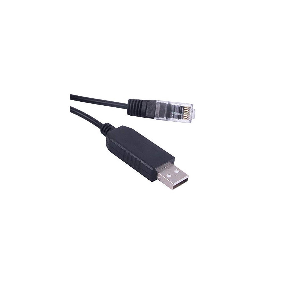 Skywatcher Telescopes Goto Control Eqmod Ascom Cable For Heq5pro Azeq5 Azeq6 Eq6-R Asiair Synscan Goto (180Cm/6Ft, Pc To Mount Cable) Black 738628918611