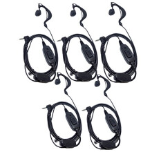 1 Pin G Shape Earhook Earpiece Headset PTT and Mic Compatible for HYT Hytera Two Way Radio TC1688 TC310 TC-1688 TC-310 TC-320 etc/Motorola Walkie