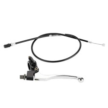 Pit Bike Clutch Cable, Motorcycle Brake Clutch Lever + Cable Fits for 125 140cc Stomp IMR SSR CRF 50 70 KLX110 Pit Dirt Bike