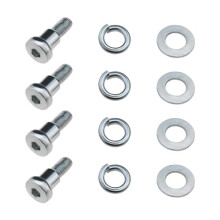 4 Sets Rear Wheel Bolt Screw Kit Compatible with Xiaomi M365 1S Essential Pro/Pro 2 Model 3 Electric Scooters Replacement Accessories Silver