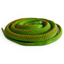 Elastic Rubber Snake- Stretch & Squeeze - Easy Camouflage - Prank Toy Scary Lifelike Animal Model - 130 CM / 4.2 Feet
