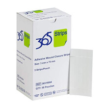 365 Adhesive Wound Closure Strips 3 mm x 75 mm - Pack of 50 (Ref 36519064)