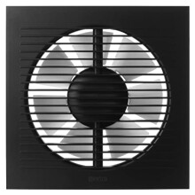Anthracite Wall Fan Ø 125mm / 5 inch Bathroom Fan, Ventilation Extractor for Kitchen, Toilet, Bathroom