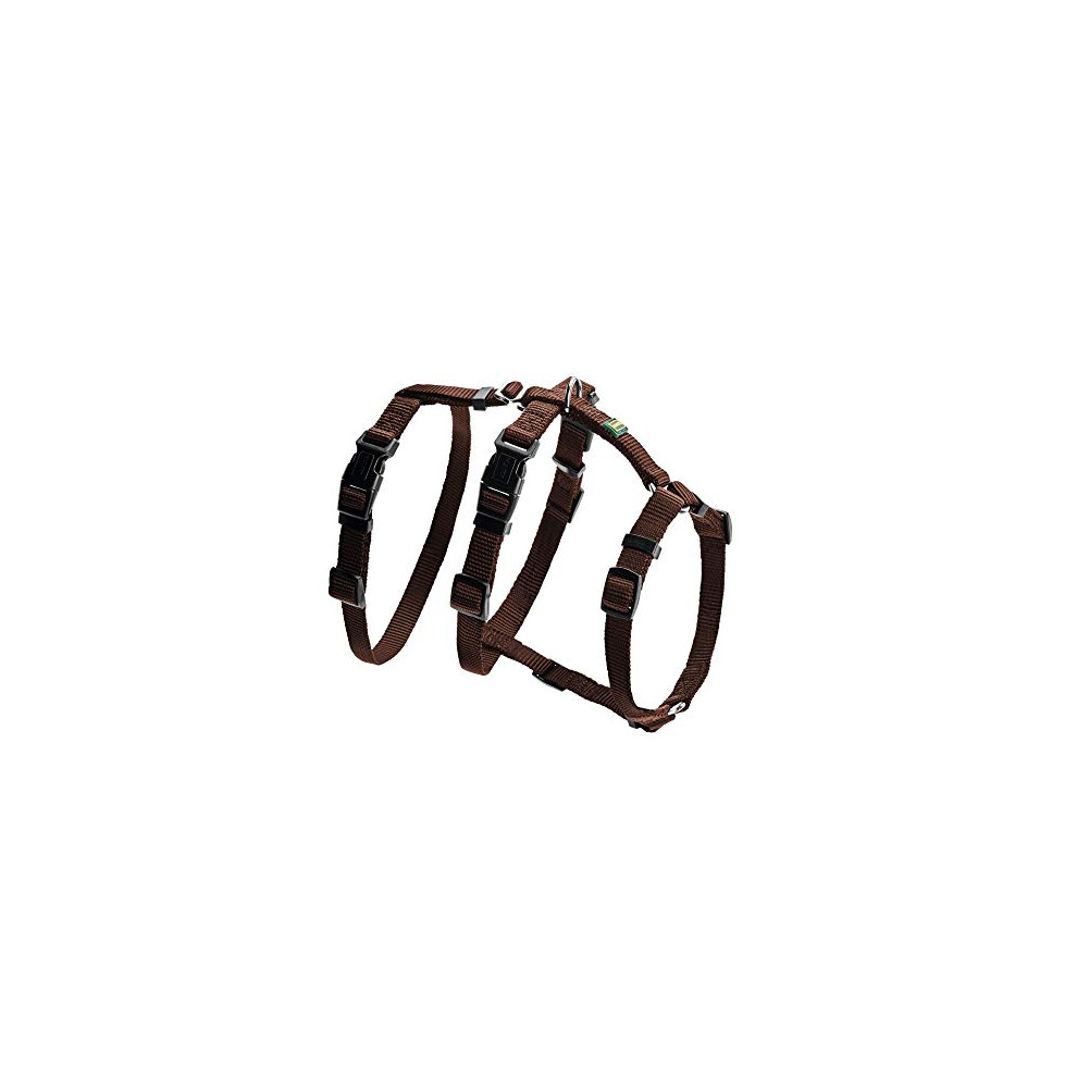 Escape-proof harness Vario Rapid, S brown, Nylon