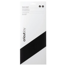 Joy Smart Label Writeable Vinyl Permanent | Black | 33cm (13") | 4 x Self Adhesive Sheets | for use with, 2009443