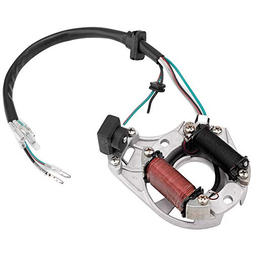 Motorcycle Ignition Stator Plate, CDI Ignition Stator Magneto Plate for 50cc 70cc 90cc 110cc Dirt Bike