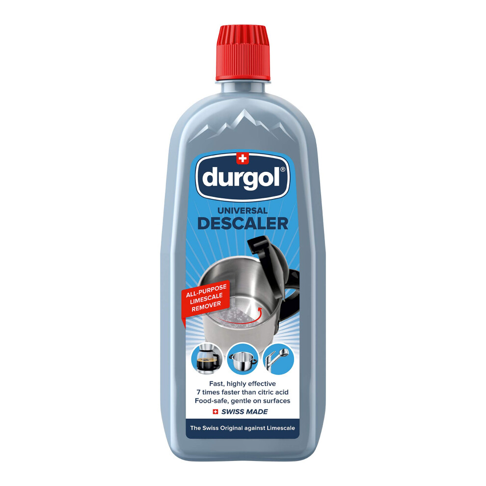 Durgol Universal Fast Descaler For Coffee Machines, All Purpose Decalcifier And Limescale Remover, 750Ml