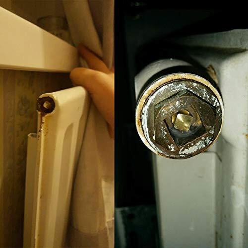 Heating Radiator Bleed Screw, Rotating Threaded Control for Bleed Valve Plug Reducing Pressure Venting -Type 8 2