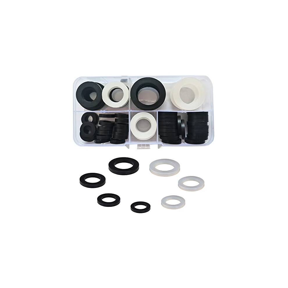 70 Pcs Shower Hose Rubber Washers 15/19/24/31Mm Flat Gasket Sealing Ring For Shower Head Flexible Pipe Bath Bathroom Valve Washer Seal O Rings 783970399779