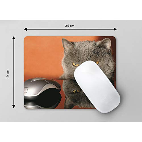 GRUMPY CAT Funny Computer Mouse mat / quality mousepad made of extremely tear-resistant special rubber with a strongly adherent underside for optimal 1