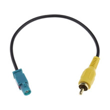 Fakra Z Male to RCA Male Adapter Cable Compatible with Mercedes Command PCM 2.1/ PCM 3.0/ NTG 2.5/ NTG 4.0/ NTG 4.5 Car Reversing Camera Adaptor Cable