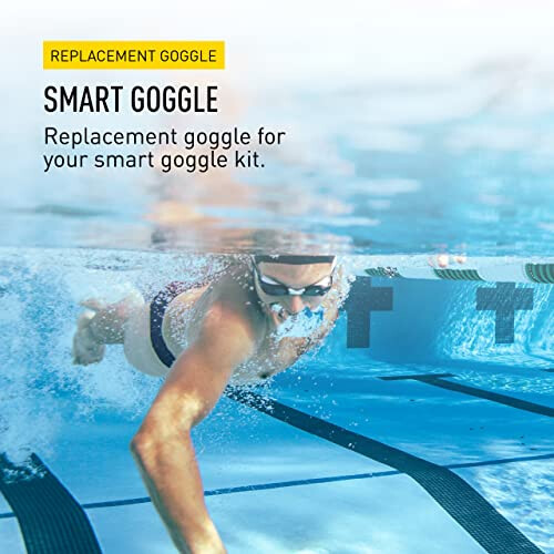 FINIS Smart Goggle Replacement, Goggle Only,White 1