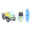 Bluey 17549 Vehicle & Figure Beach Quad with Bandit, Multicolor 1