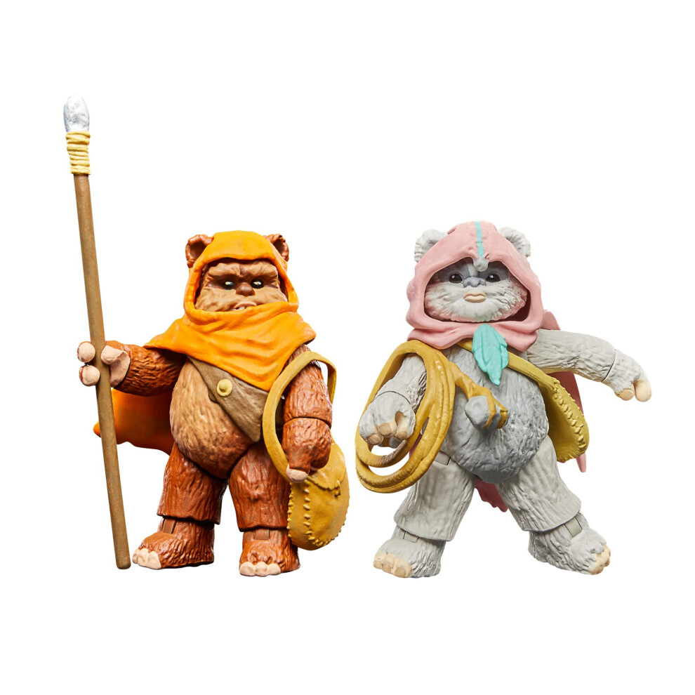 Star Wars The Vintage Collection Wicket W. Warrick & Kneesaa, Star Wars: Ewoks Collectible 3.75â Action Figures 2-Pack