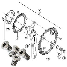 SPARE PART FCM540 Inner C/Ring bolts Pk4