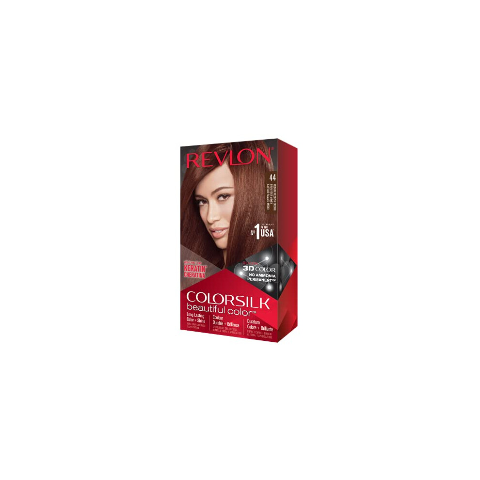 COLORSILK PERMANENT HAIR COLOUR MEDIUM RED BROWN 44