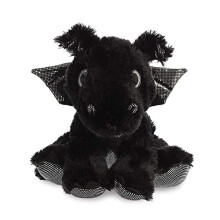 Aurora, 61017, Sparkle Tales, Onyx Dragon, 12In, Soft Toy, Black - Plush Soft Toy