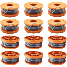 (12 spools) CDIYTOOL Strimmer Spool Compatible with Mac Allister MGTP18Li Trimmer Line,1.65mm Auto Feed Grass Trimmer Spool Line (4 spools)