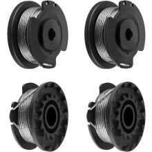 4 Pieces Strimmer Wire Replacement Spool and Line Compatible with Bosch ART 23 SL 26 SL, EasyGrassCut 18, 23, 26, 18-230,18-260, Grass Trimmer